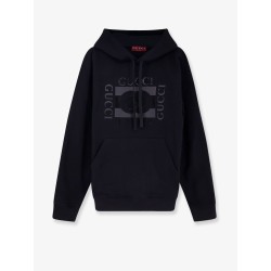 Cotton sweatshirt with GG Incrocio print