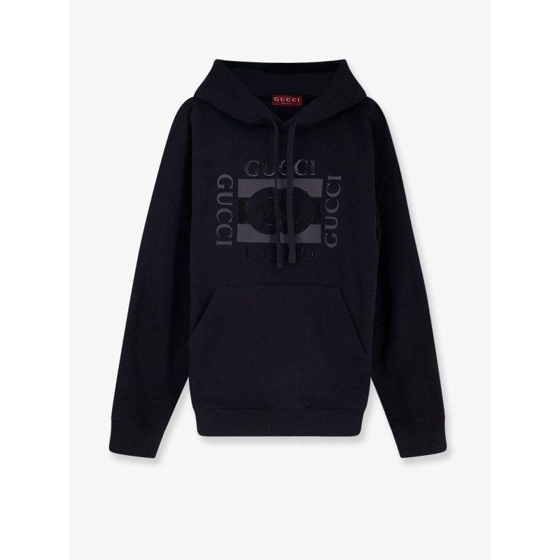 Cotton sweatshirt with GG Incrocio print
