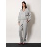 Cotton blend trouser with Web detail