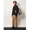Cotton trousers with Web detail