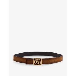 Reversible leather belt