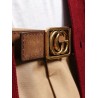 Reversible leather belt