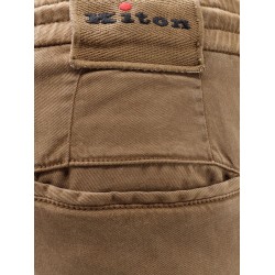 Lyocell trouser with drawstring at waist