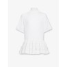 Peplum virgin wool sweater