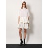 Peplum virgin wool sweater