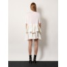 Peplum virgin wool sweater