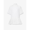 Peplum virgin wool sweater