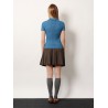 Virgin wool polo shirt