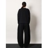 Boatneck cotton sweatshirt