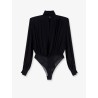 Silk shirt with body detail