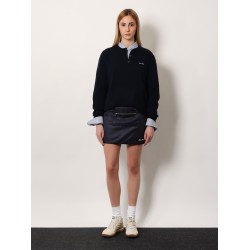 Pin check cotton shirt