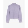 Pin check cotton shirt