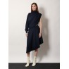 Cut-Out virgin wool dress