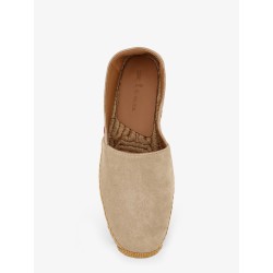 Suede espadrilles with iconic stitching
