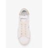 Leather sneakers with iconic stitching