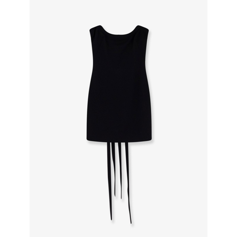 Viscose blend mini dress