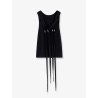 Viscose blend mini dress