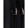 Viscose blend mini dress
