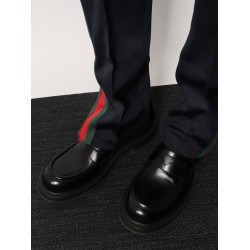 Leather loafers