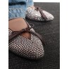 Kali satin ballerinas with all-over rhinestone detail