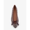 Kali satin ballerinas with all-over rhinestone detail