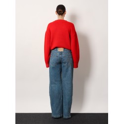 Jeans with Logo embroidery