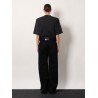 Black denim trousers