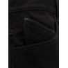 Black denim trousers