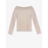 Faretra cashmere sweater with matching removable band