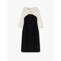 Crêpe midi dress