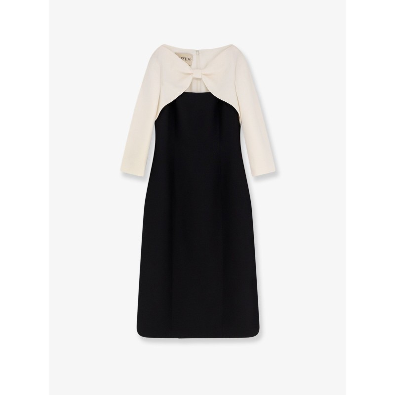 Crêpe midi dress