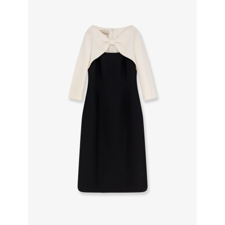 Crêpe midi dress