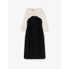 Crêpe midi dress