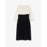 Crêpe midi dress