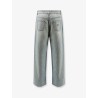Cotton Jeans with Logo Lettering embroidery