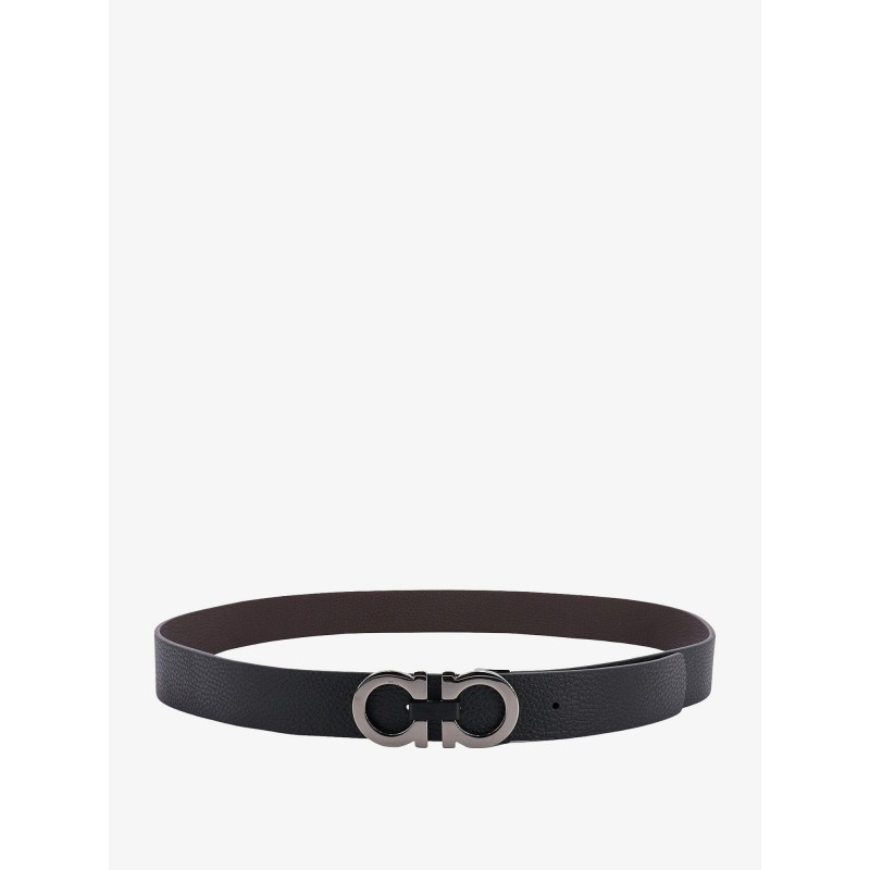 Reversible leather belt