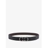 Reversible leather belt