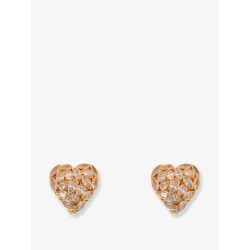 Gold brass earrings