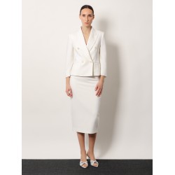 Mxmotre stretch virgin wool skirt