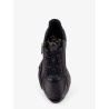 Leather Flow sneakers with FF jacquard fabric inserts