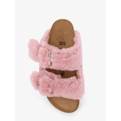 Arizona faux fur low sandals