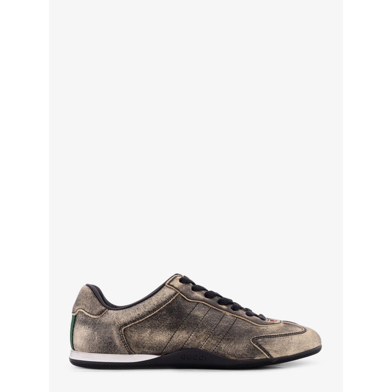 Gucci Shift délavé leather sneakers