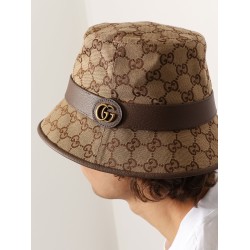 GG fabric Fedora hat