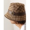GG fabric Fedora hat