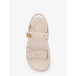 Lurex Dioract flat sandals