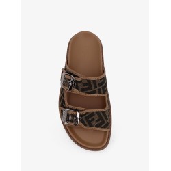 Feel sandals in FF jacquard fabric