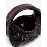 Wander leather mini crossbody bag with embroidery