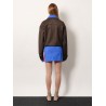 Recycled material mini skirt