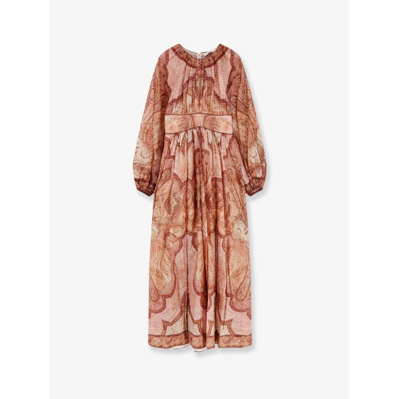 Cotton and silk blend Wanderlust long dress
