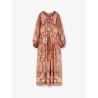 Cotton and silk blend Wanderlust long dress